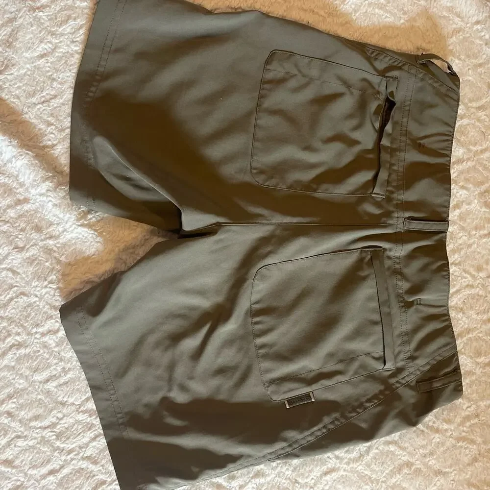 Merrell Opti Wick Shorts Olive Green Size 6 UPF 50+